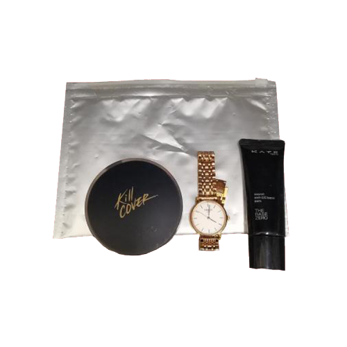 New Product Metallic Bubble Zipper Bag